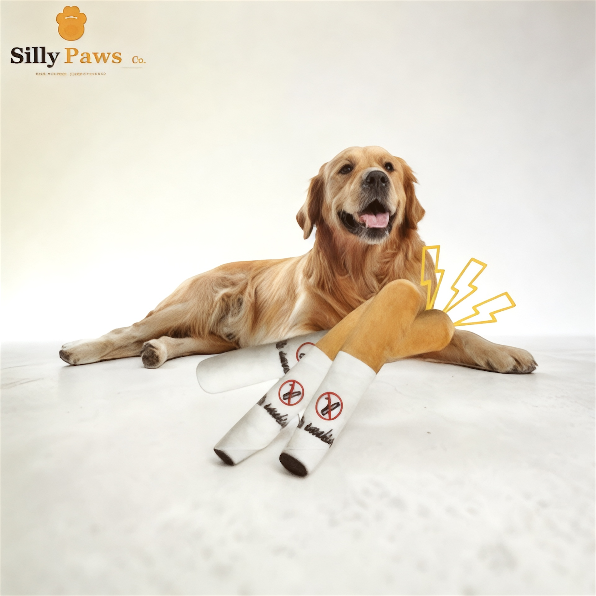Big Smoke™ — Squeaky Rubber Cigar Chew Toy