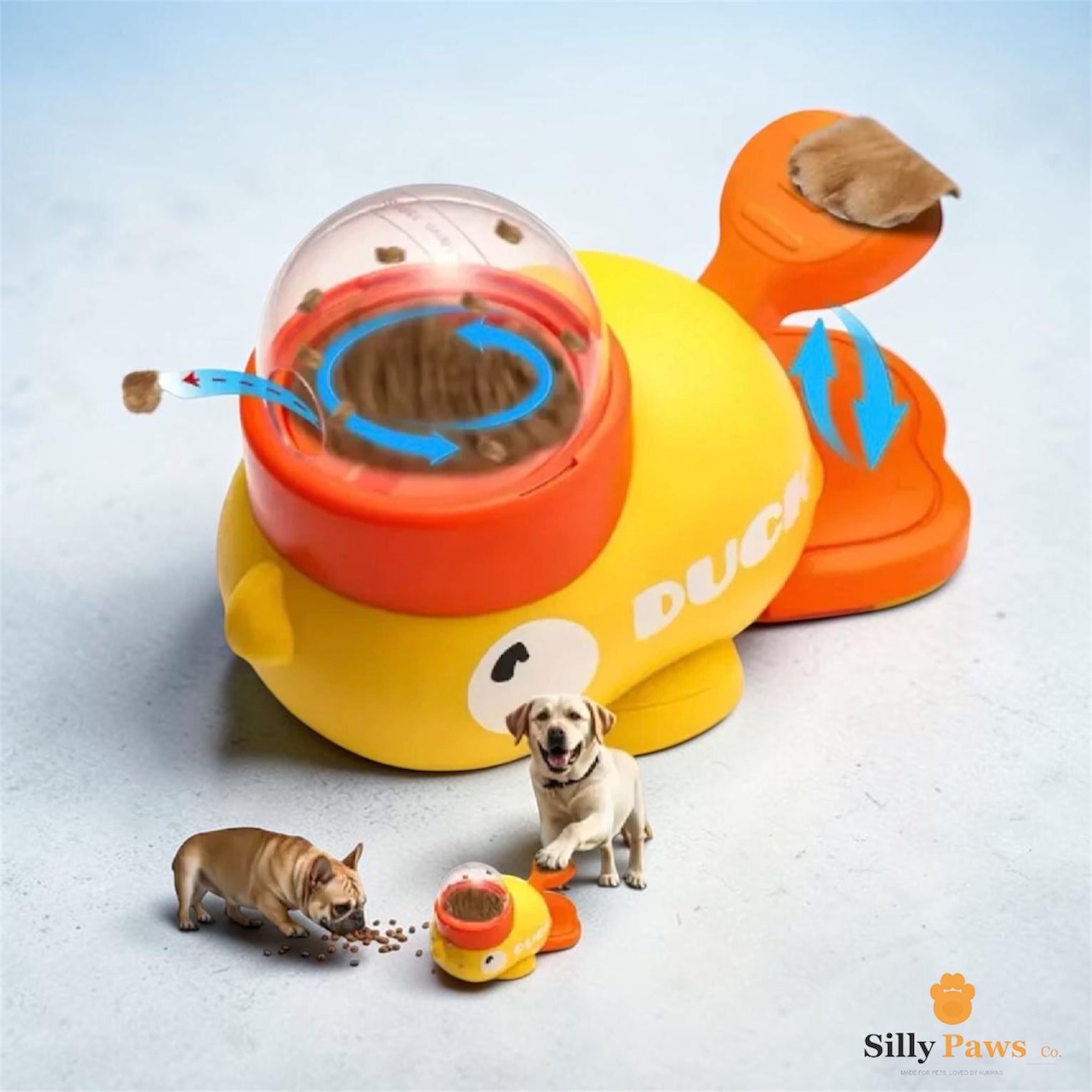 Quack Pack™ — Duck Puzzle Feeder for Cats & Dogs