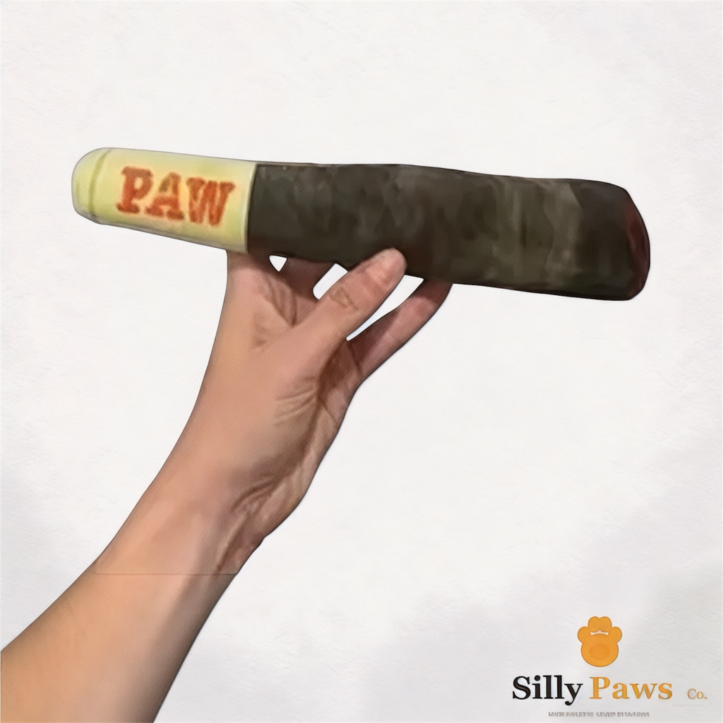 Cigar Chomper™ — Plush Squeaky Dog Toy
