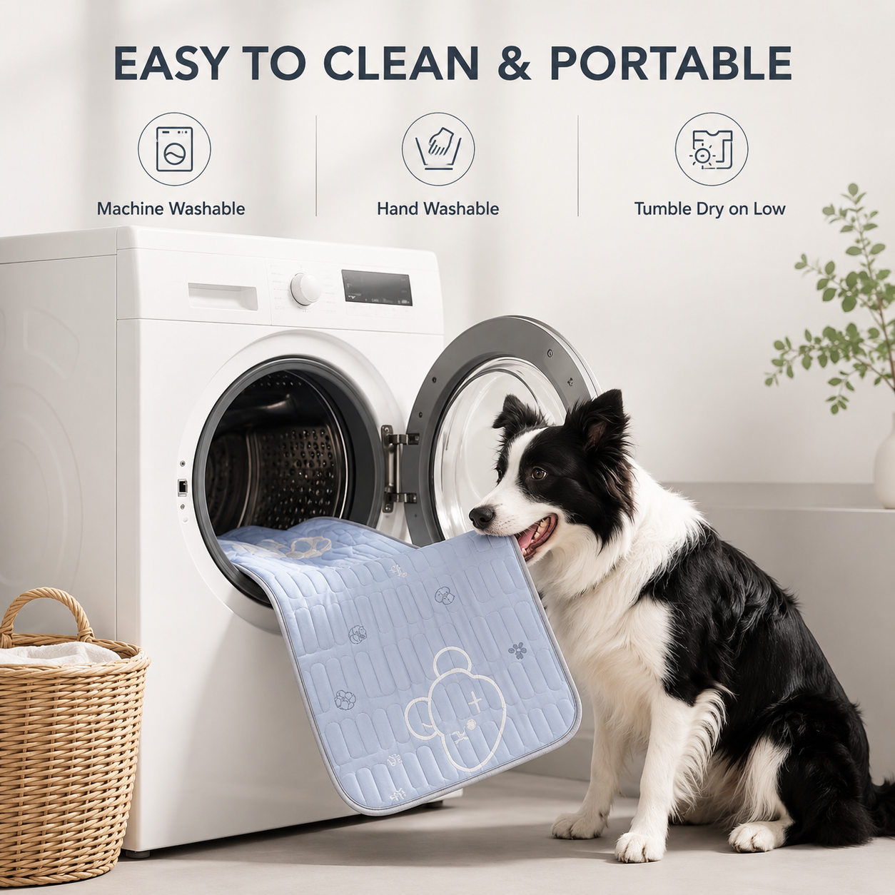 Chill Pad™ — Self-Cooling Ice-Silk Mat for Dogs & Cats