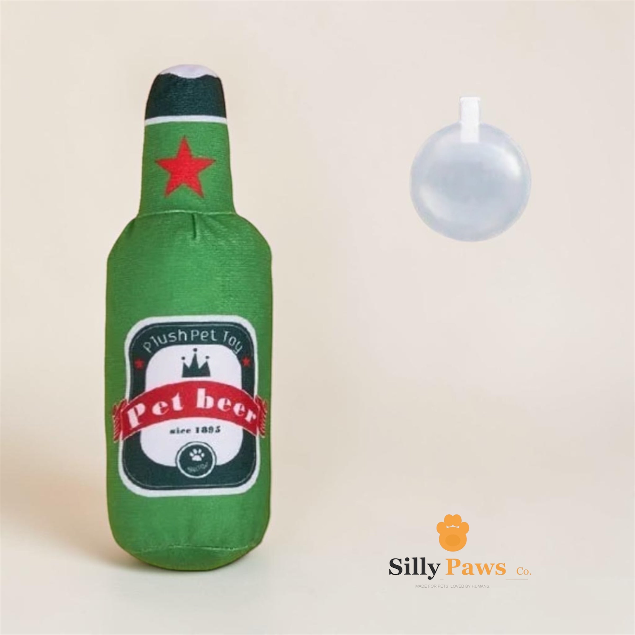 Pawty Pinot™ — Plush Wine Bottle Squeaky Dog Toy