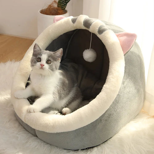 Cozy Cave™ — Self-Warming Pet Tent Bed