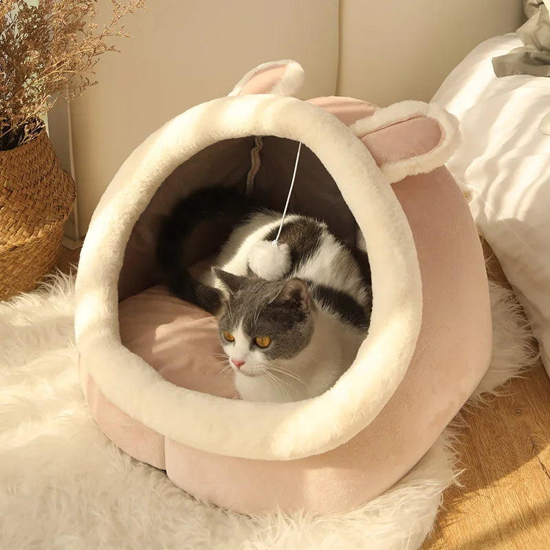 Cozy Cave™ — Self-Warming Pet Tent Bed